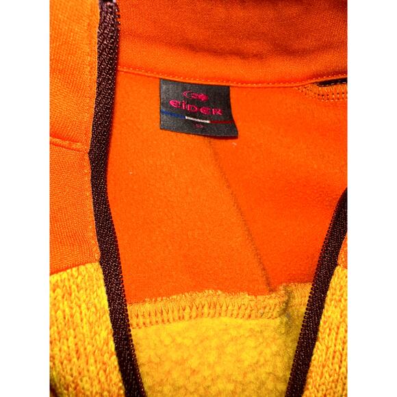 Eider Women's Medium Pull Over Yellow and Orange Medium - Picture 4 of 4